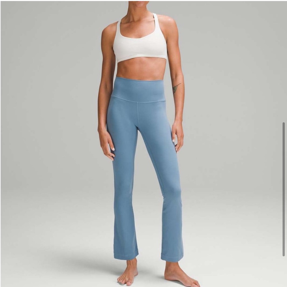 lululemon athletica Sky Blue Flared Leggings